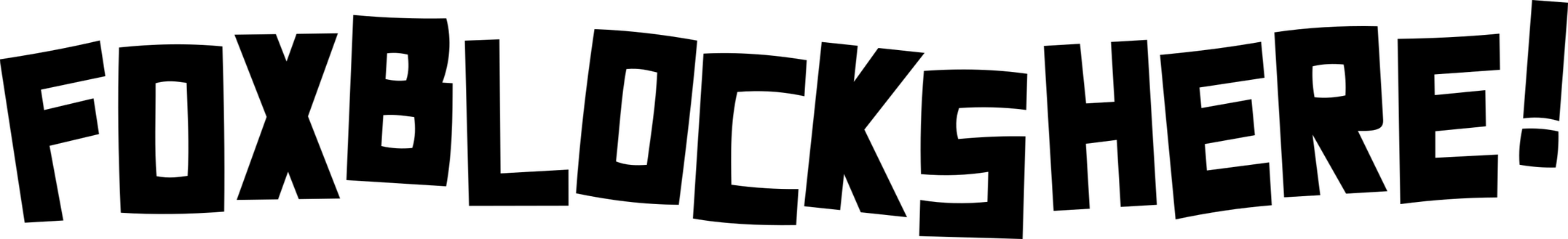 FoxBlocksHere animated logo